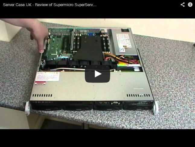 YouTube Video Review - Supermicro SuperServer 5017R-MTF