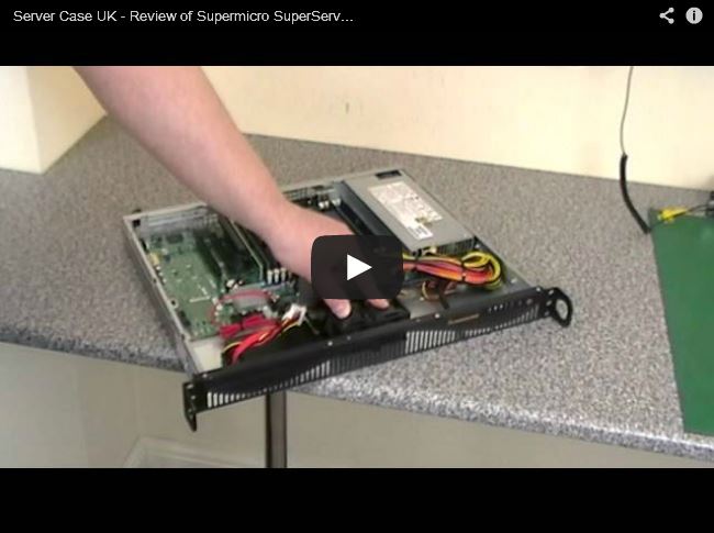 YouTube Video Review - Supermicro SuperServer SYS-5017R-MF Server Build