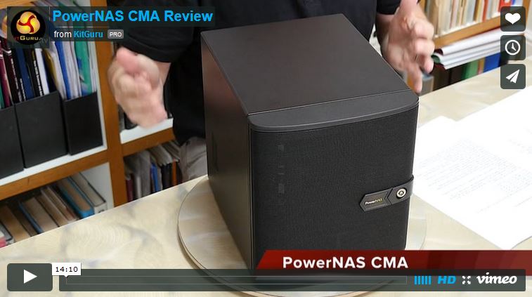 PowerNAS CMA Review by KitGuru