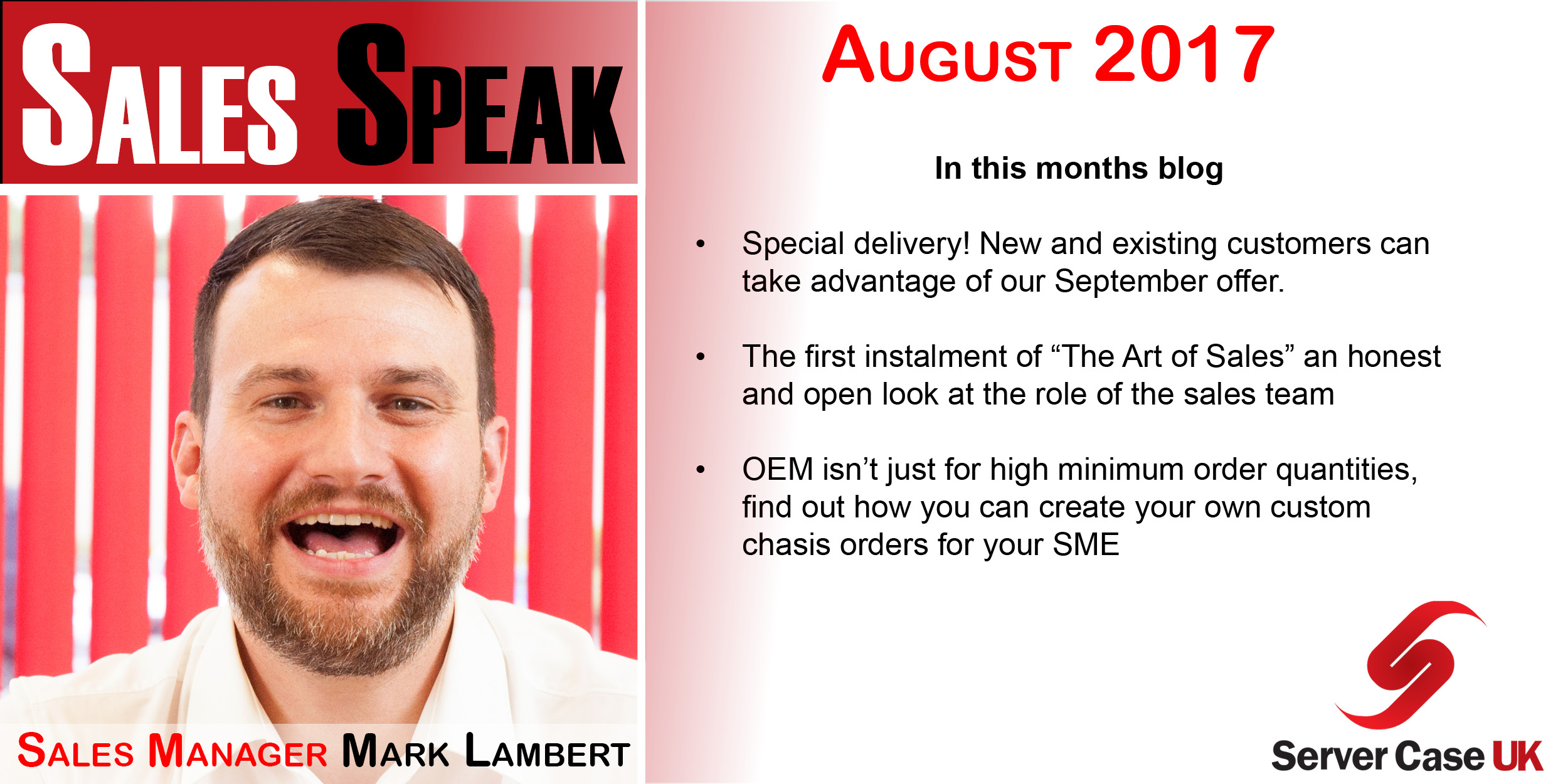 Sales Speak - August 2017
