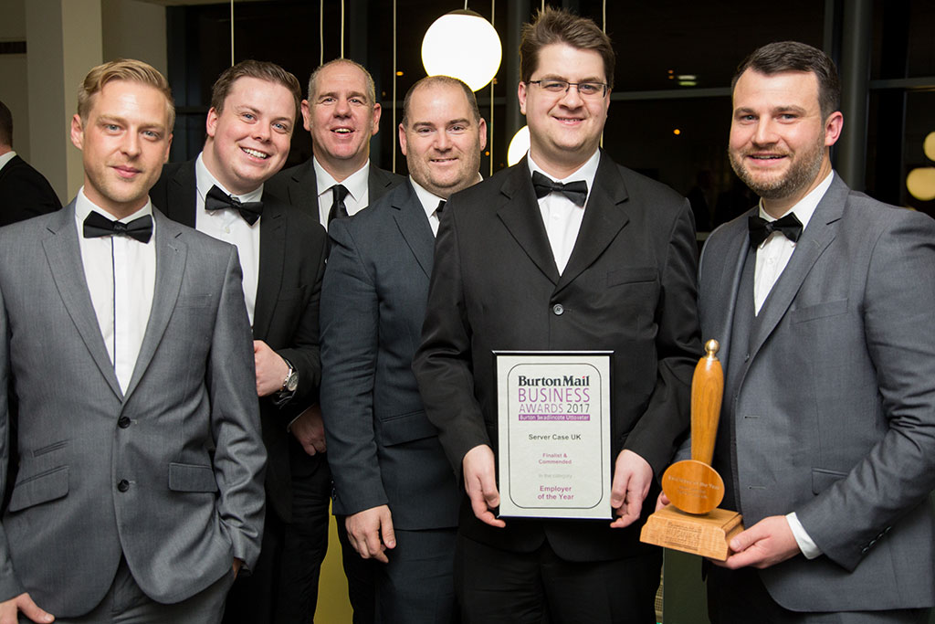 Success at Burton Mail Business Awards 2017