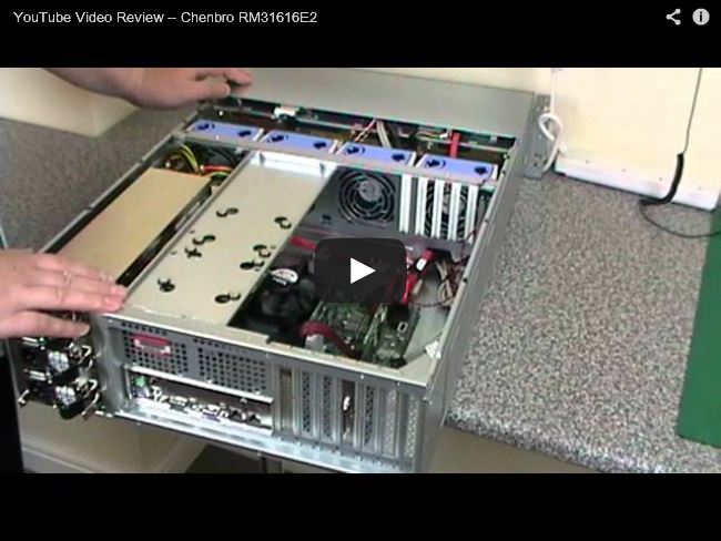 YouTube Video Review  Chenbro RM31616E2