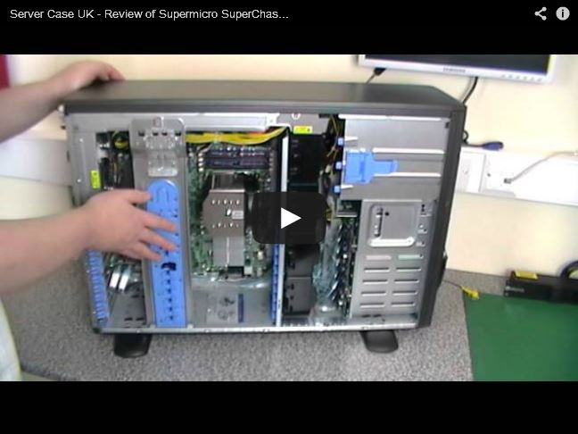 YouTube Video Review - Supermicro SuperChassis 747 Based E5-Xeon VMware Server Build