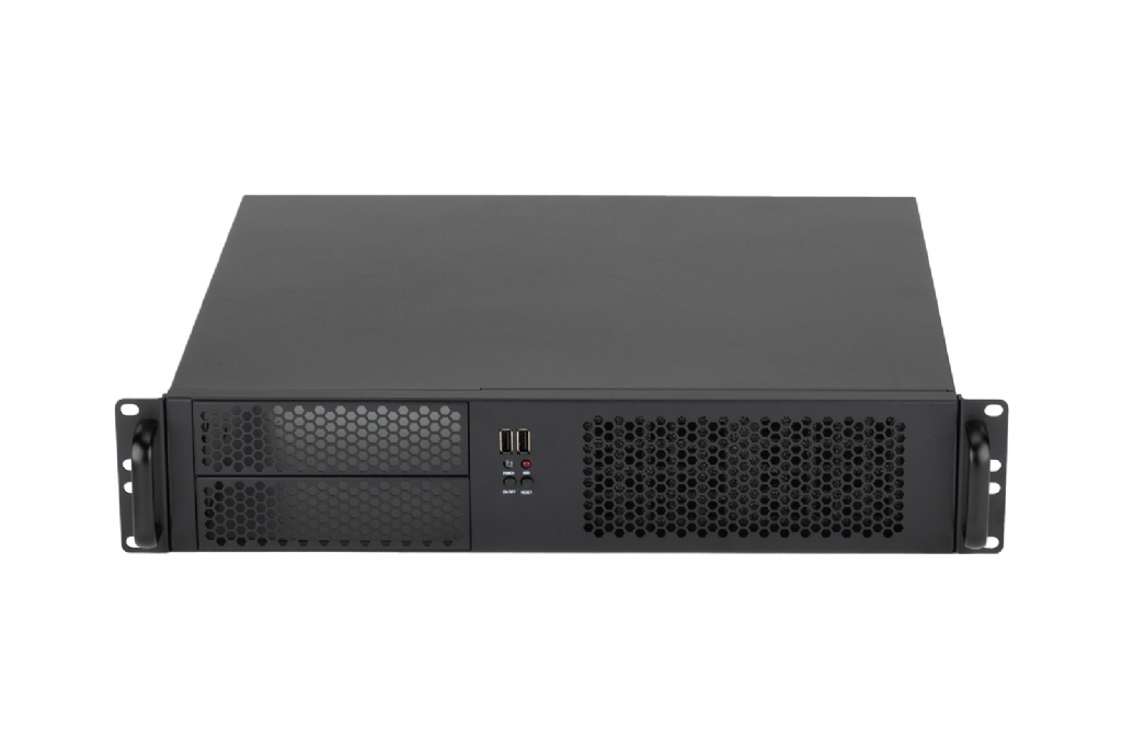 Logic Case LC-2390F-BL 2U Rackmount Chassis - 4x Internal 3.5 Bays - 390mm Short Depth