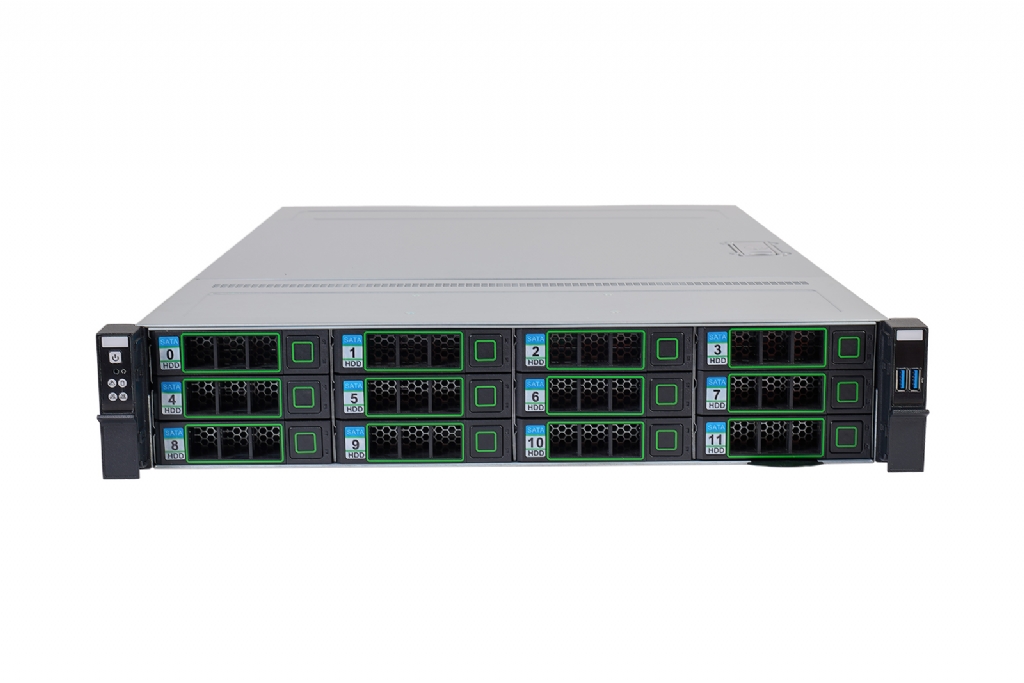 Logic Case LC-2680-12B-WH 2U Rackmount Storage Chassis - 12x 3.5 SATA Hot-Swap - 680mm Depth