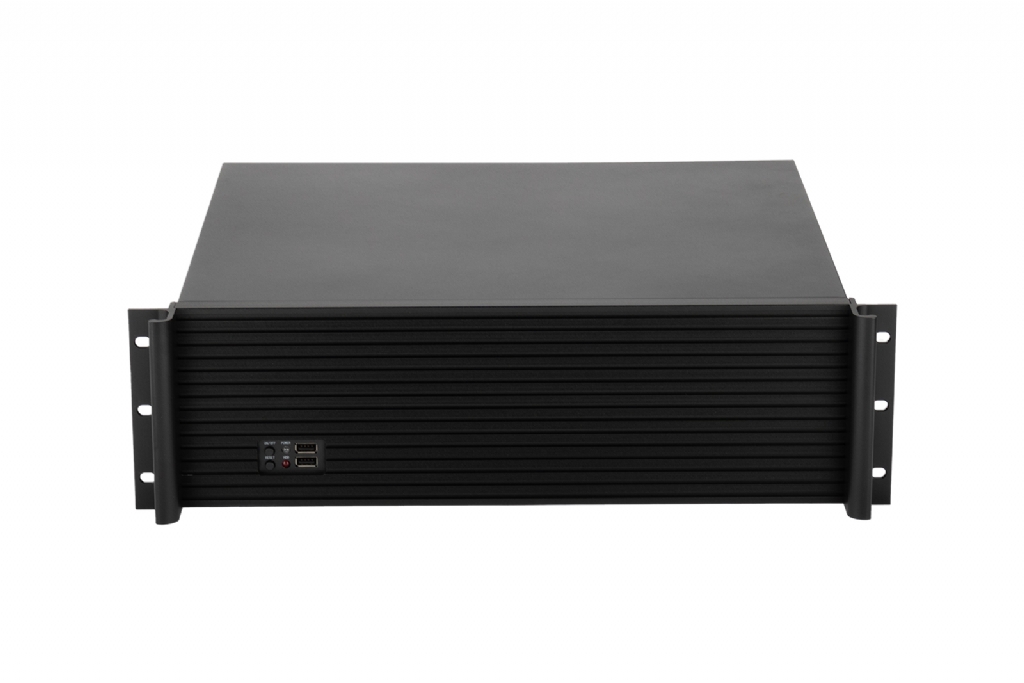 Logic Case LC-3390L-BL 3U Rackmount Chassis - 8x Internal 3.5 Bays - 380mm Short Depth