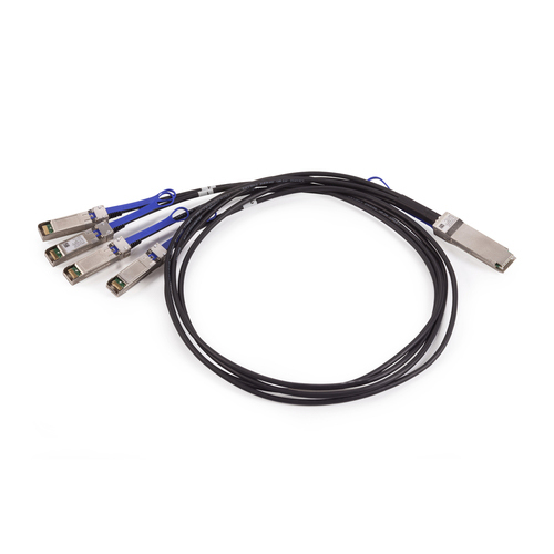 Mellanox MCP7F00-A003 Passive Copper Hybrid Cable Ethernet 100GbE to 4x25GbE QSFP28 to 4xSFP28 3m 28AWG