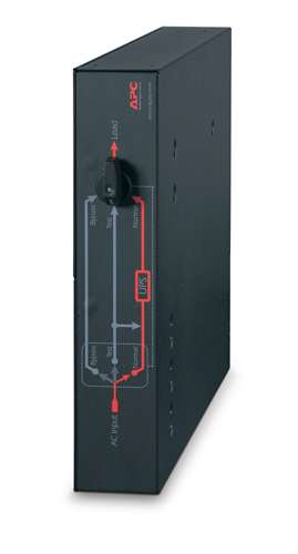 APC Single Phase Service Bypass Panel 3000-5000VA  230V Black 2 U  Rack/Tower Convertible
