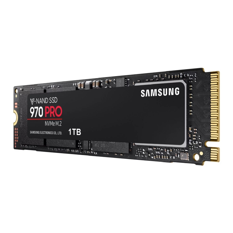 1TB Samsung 970 PRO, M.2 (2280) PCIe 3.0 (x4) NVMe SSD, Phoenix, MLC V-NAND, 3500MB/s Read, 2700MB/s Write, 500k/500k