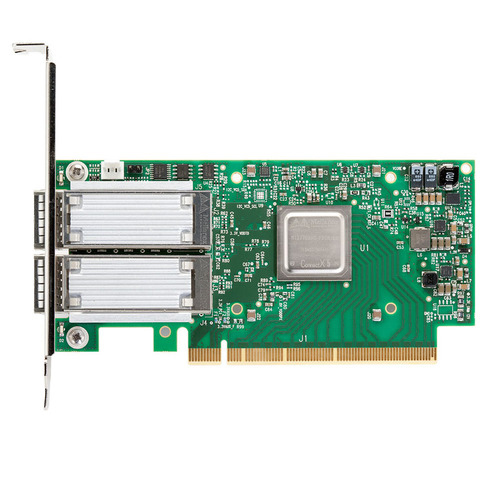 Mellanox MCX516A-GCAT ConnectX-5 EN Network Interface Card 50GbE Dual-Port QSFP28 PCIe3.0 x16 Tall Bracket ROHS R6