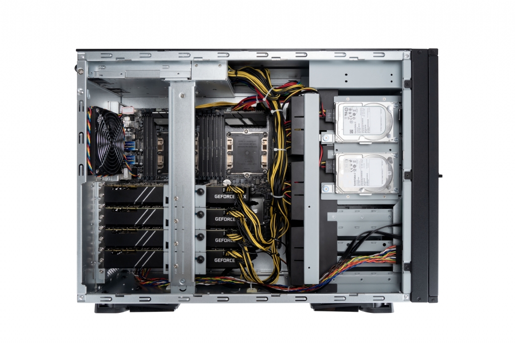 InWin IWPLGTower Multi GPU Workstation Chassis (8 bays) with CRPS 1200W Redundant PSU