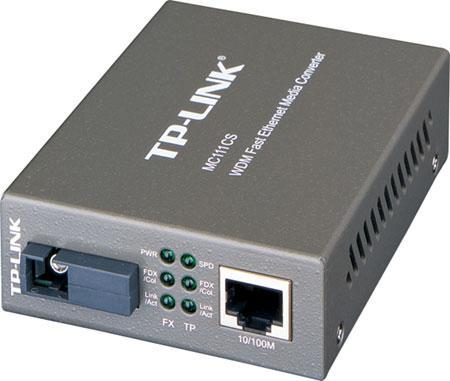 TP-Link MC111CS WDM Fast Ethernet Media Converter (SC, Single-mode)