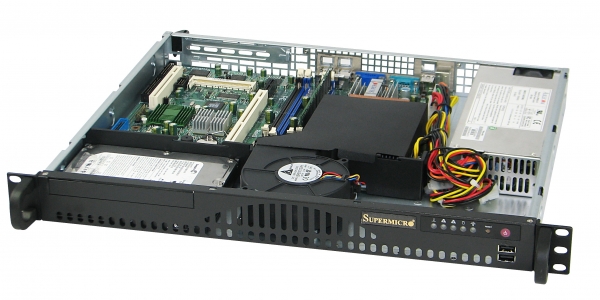 Supermicro SuperChassis 512-260 (Black) - Server Case