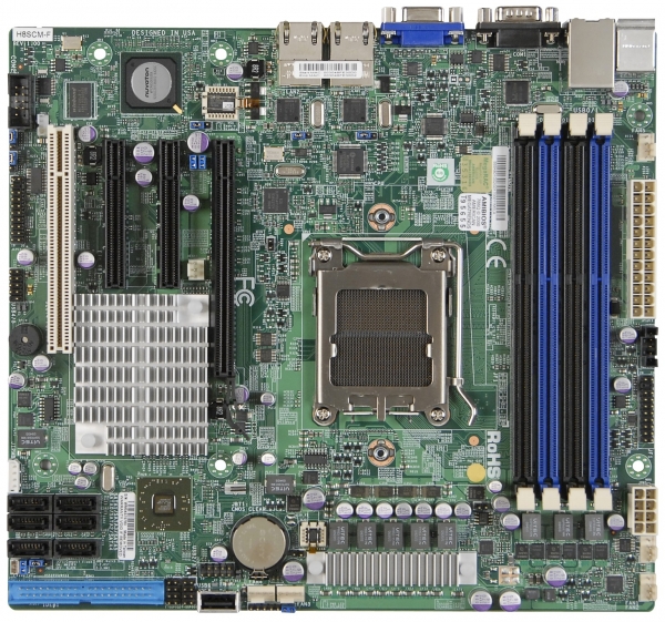 Supermicro H8SCM-F Server Motherboard - AMD SR5650 Chipset - Socket C32 ...