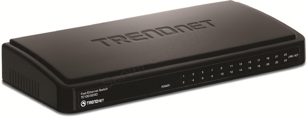 TRENDnet TE100-S24D 24-Port 10/100Mbps Fast Ethernet Desktop Switch ...