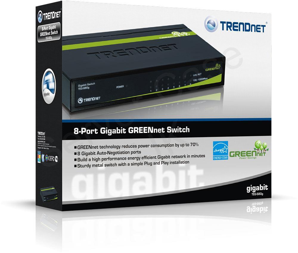 TEGS80g 8Port Gigabit Switch (Version v2.0R